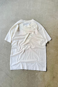 MADE IN USA 80'S STEALTH GRAPHIC T-SHIRT / WHITE [SIZE: M USED]