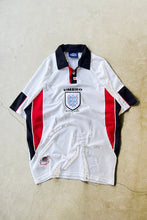 画像をギャラリービューアに読み込む, 90&#39;S ENGLAND FOOTBALL GAME SHIRT / WHITE [SIZE: L USED]
