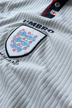 画像をギャラリービューアに読み込む, 90&#39;S ENGLAND FOOTBALL GAME SHIRT / WHITE [SIZE: L USED]
