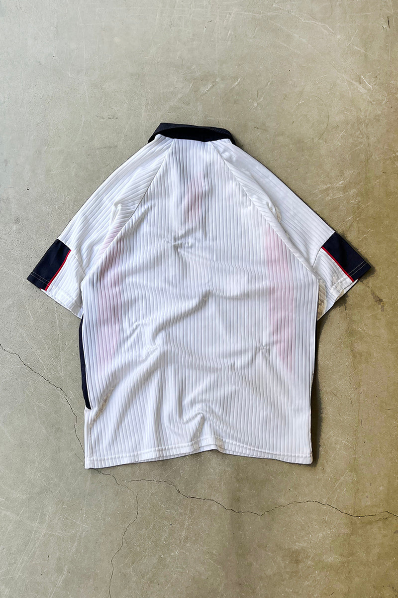 90'S ENGLAND FOOTBALL GAME SHIRT / WHITE [SIZE: L USED]