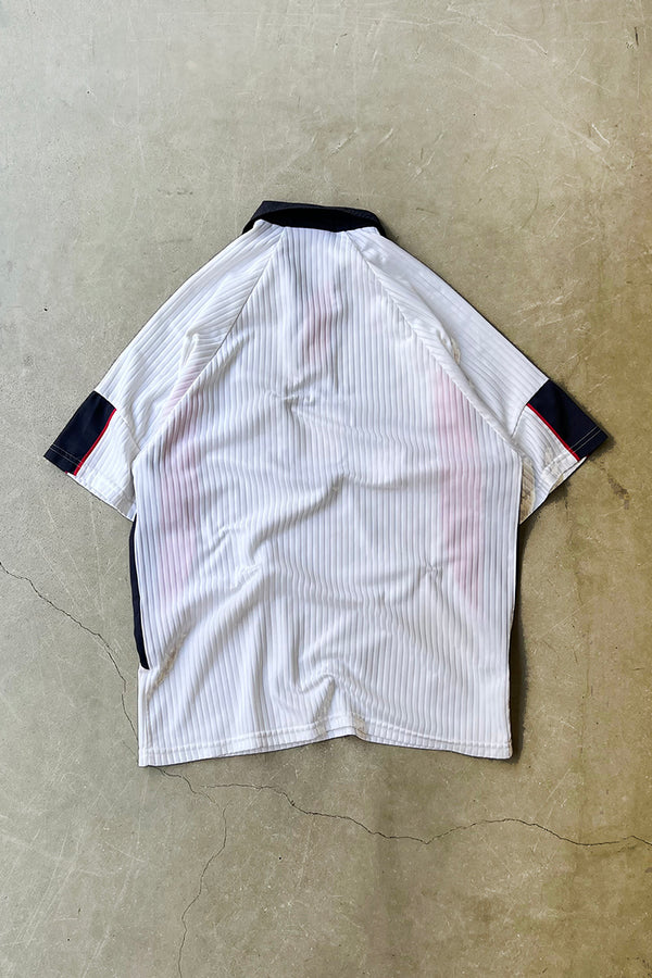 90'S ENGLAND FOOTBALL GAME SHIRT / WHITE [SIZE: L USED]