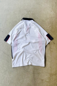 90'S ENGLAND FOOTBALL GAME SHIRT / WHITE [SIZE: L USED]