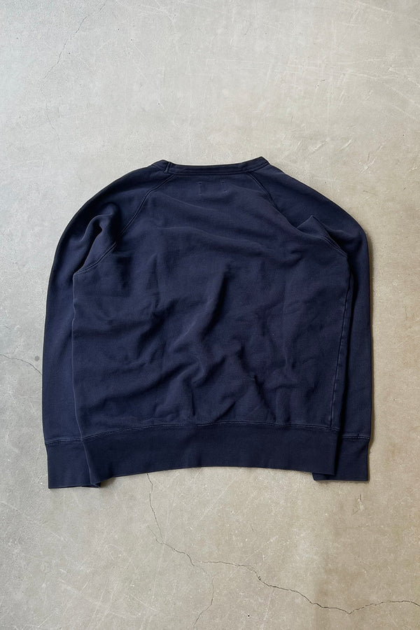 MADE IN PORTUGAL Y2K EARLY 00'S SWEATSHIRT / NAVY [SIZE: XL USED]