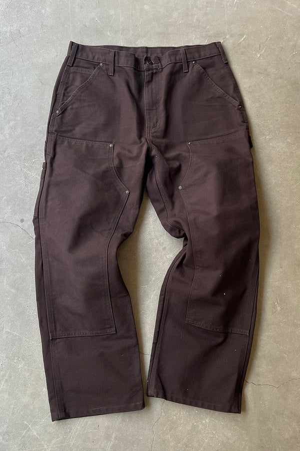 21'S DOUBLE KNEE DUCK PANTS / BROWN USA Project [SIZE: 33 USED]