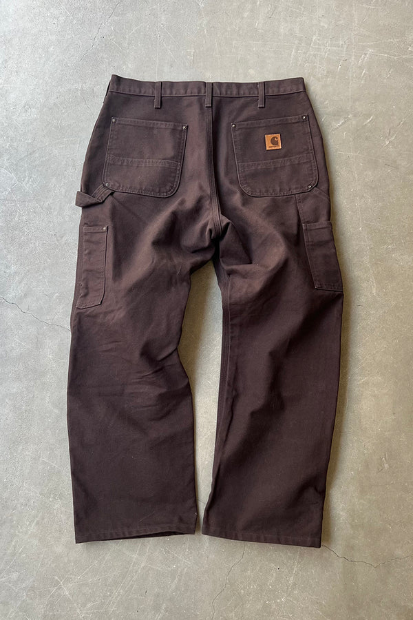 21'S DOUBLE KNEE DUCK PANTS / BROWN USA Project [SIZE: 33 USED]