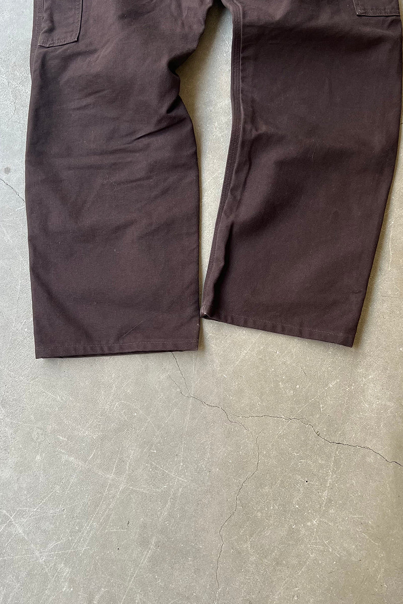 21'S DOUBLE KNEE DUCK PANTS / BROWN USA Project [SIZE: 33 USED]