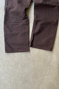 21'S DOUBLE KNEE DUCK PANTS / BROWN USA企画品 [SIZE: 33 USED]