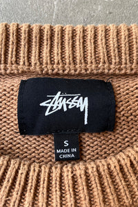 20AW VENUS COTTON KNIT SWEATER / BROWN [SIZE: S USED]