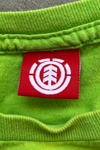 MADE IN USA 90'S SKATEBOARDING T-SHIRT / NEON [SIZE: L USED]