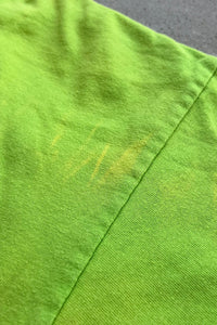 MADE IN USA 90'S SKATEBOARDING T-SHIRT / NEON [SIZE: L USED]