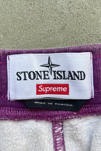 22SS STRIPE SWEAT PANT / PURPLE [SIZE: S USED]