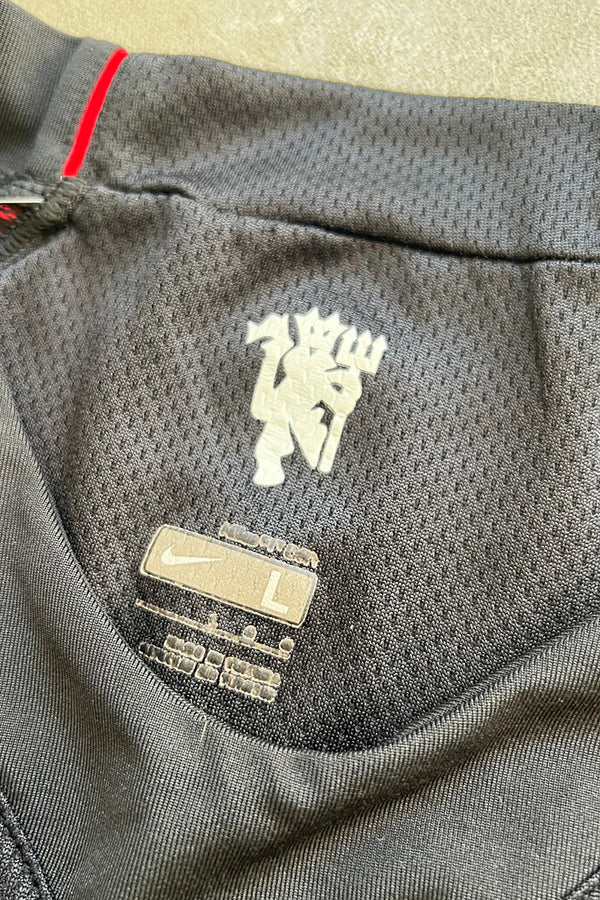 Y2K 07-08'S MANCHESTER UNITED FOOTBALL GAME SHIRT / BLACK [SIZE: M USED]
