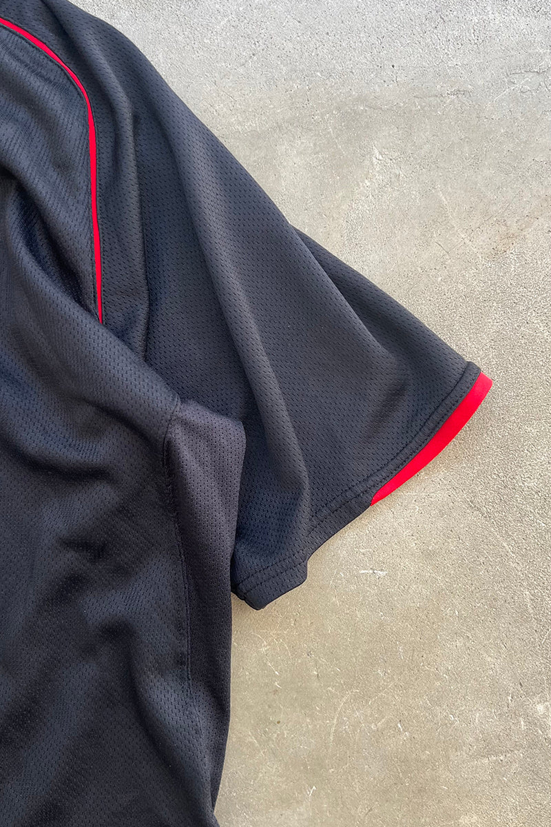 Y2K 07-08'S MANCHESTER UNITED FOOTBALL GAME SHIRT / BLACK [SIZE: M USED]