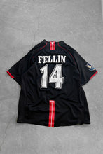 画像をギャラリービューアに読み込む, Y2K 07-08&#39;S MANCHESTER UNITED FOOTBALL GAME SHIRT / BLACK [SIZE: M USED]
