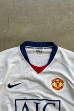 画像をギャラリービューアに読み込む, Y2K 07-08&#39;S MANCHESTER UNITED NGUYEN FOOTBALL GAME SHIRT / WHITE [SIZE: M USED]
