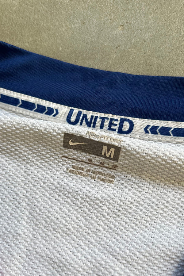 Y2K 07-08'S MANCHESTER UNITED NGUYEN FOOTBALL GAME SHIRT / WHITE [SIZE: M USED]