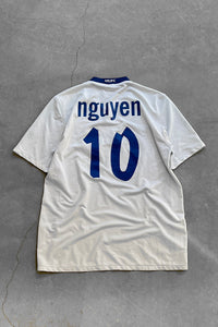 Y2K 07-08'S MANCHESTER UNITED NGUYEN FOOTBALL GAME SHIRT / WHITE [SIZE: M USED]