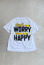 画像をギャラリービューアに読み込む, MADE IN USA 80&#39;S DON&#39;T WORRY MESSAGE T-SHIRT  / WHITE [SIZE: L USED]

