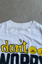 画像をギャラリービューアに読み込む, MADE IN USA 80&#39;S DON&#39;T WORRY MESSAGE T-SHIRT  / WHITE [SIZE: L USED]
