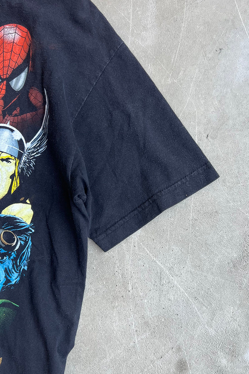 Y2K EARLY 00'S MARVEL MOVIE T-SHIRT / BLACK [SIZE: M USED]
