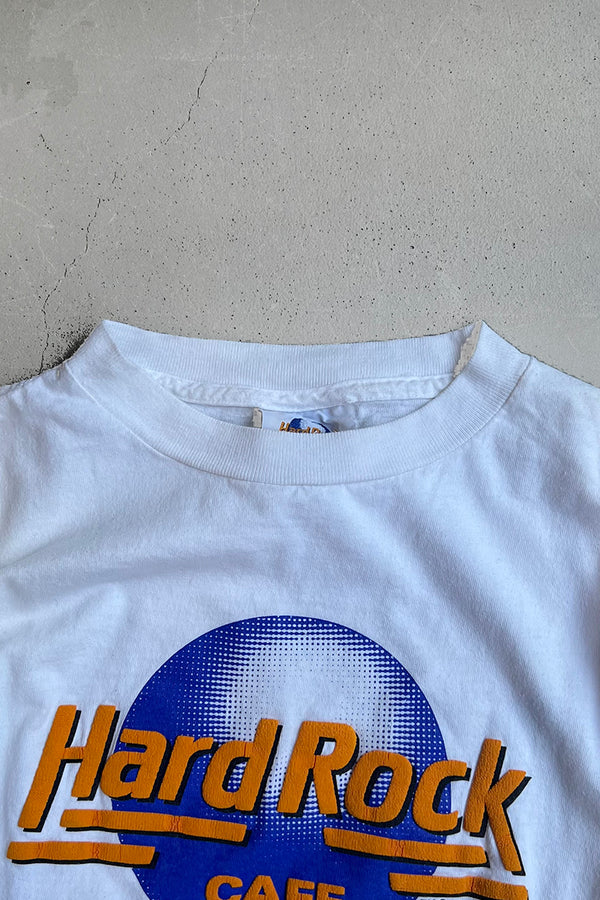 MADE IN USA 89'S TRONT SKYDOME PRINT T-SHIRT / WHITE [SIZE: M USED]