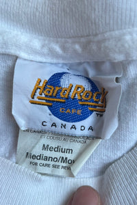 MADE IN USA 89'S TRONT SKYDOME PRINT T-SHIRT / WHITE [SIZE: M USED]