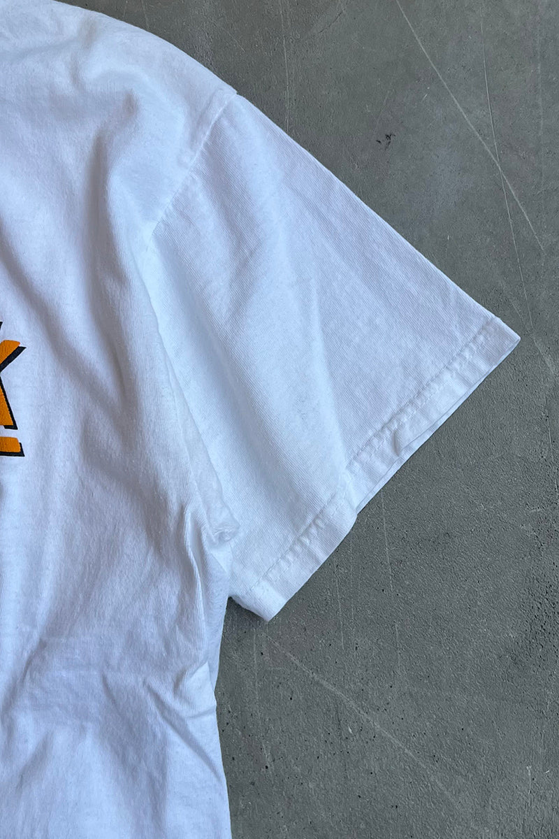 MADE IN USA 89'S TRONT SKYDOME PRINT T-SHIRT / WHITE [SIZE: M USED]