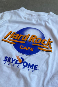 MADE IN USA 89'S TRONT SKYDOME PRINT T-SHIRT / WHITE [SIZE: M USED]