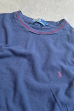 画像をギャラリービューアに読み込む, 90&#39;S ONE POINT LOGO L/S T-SHIRT  / NAVY [SIZE: M USED]
