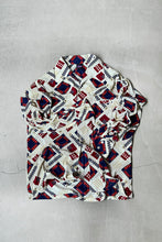 画像をギャラリービューアに読み込む, 70&#39;S L/S PATTERN SHIRT / IVORY [SIZE: L USED]

