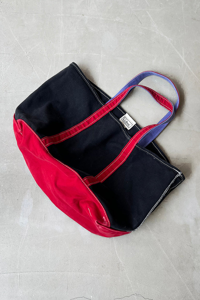 MADE IN USA 90'S BOAT AND TOTE BAG / BLACK [SIZE: ONE SIZE USED]