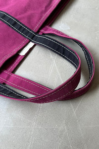 MADE IN USA 90'S BOAT AND TOTE BAG / BURGUNDY [SIZE: ONE SIZE USED]