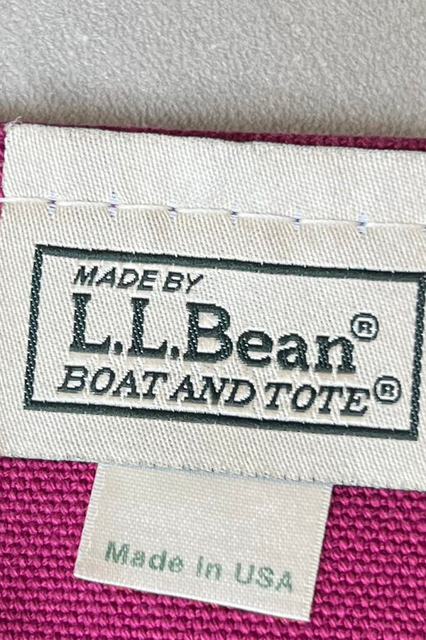 MADE IN USA 90'S BOAT AND TOTE BAG / BURGUNDY [SIZE: ONE SIZE USED]