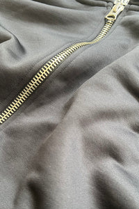 MADE IN PORTUGAL 14SS ZIP SWEAT HOODIE / BLACK [SIZE: S USED]