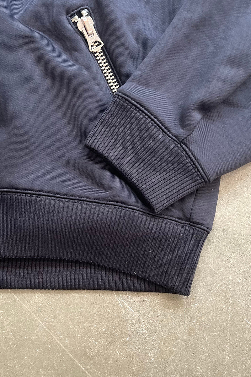 MADE IN PORTUGAL 14SS ZIP SWEAT HOODIE / BLACK [SIZE: S USED]