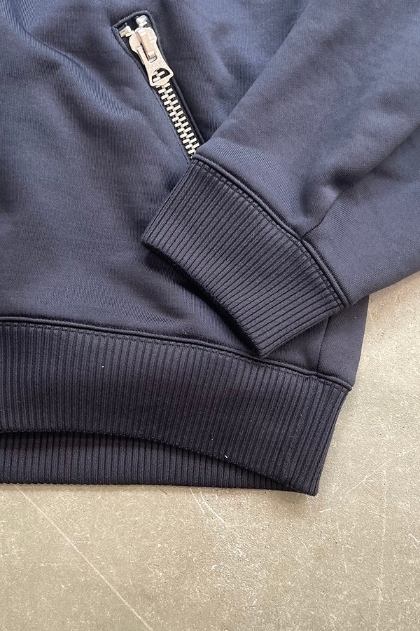 MADE IN PORTUGAL 14SS ZIP SWEAT HOODIE / BLACK [SIZE: S USED]