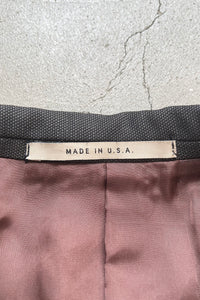 MADE IN USA 2B TAILORED JACKET / CHARCOAL	[SIZE: 42 USED]