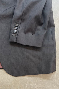 MADE IN USA 2B TAILORED JACKET / CHARCOAL	[SIZE: 42 USED]
