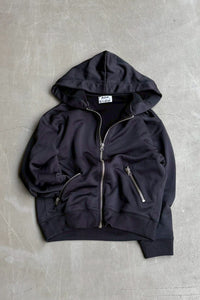 MADE IN PORTUGAL 14SS ZIP SWEAT HOODIE / BLACK [SIZE: S USED]