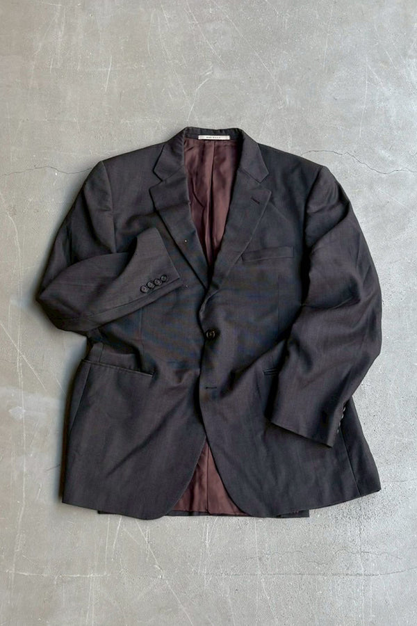 MADE IN USA 2B TAILORED JACKET / CHARCOAL	[SIZE: 42 USED]