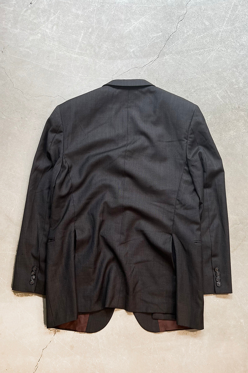 MADE IN USA 2B TAILORED JACKET / CHARCOAL	[SIZE: 42 USED]