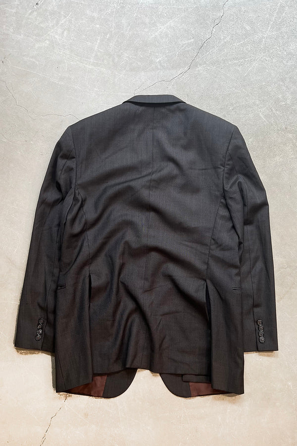 MADE IN USA 2B TAILORED JACKET / CHARCOAL	[SIZE: 42 USED]