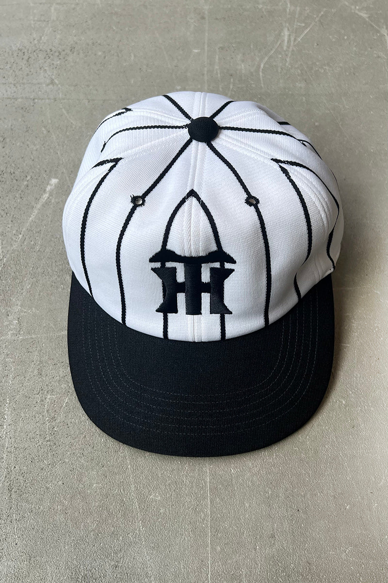 80'S 6 PANEL CAP / WHITE [SIZE: ONE SIZE USED]