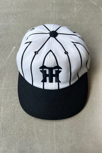 80'S 6 PANEL CAP / WHITE [SIZE: ONE SIZE USED]
