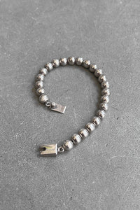 MADE IN MEXICO 925 SILVER BALL CHAIN BRACELET / SILVER  [SIZE: ONE SIZE USED]
