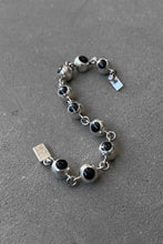 画像をギャラリービューアに読み込む, MADE IN MEXICO 925 SILVER BRACELET W/ONYX / SILVER  [SIZE: ONE SIZE USED]
