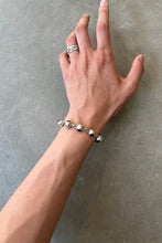 画像をギャラリービューアに読み込む, MADE IN MEXICO 925 SILVER BRACELET W/ONYX / SILVER  [SIZE: ONE SIZE USED]
