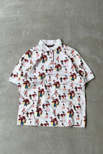 画像をギャラリービューアに読み込む, 90&#39;S S/S PATTERN POLO SHIRT / IVORY [SIZE: M USED]
