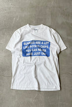 画像をギャラリービューアに読み込む, 90&#39;S HAVE JUST ONE MESSAGE T-SHIRT / WHITE [SIZE: S USED]
