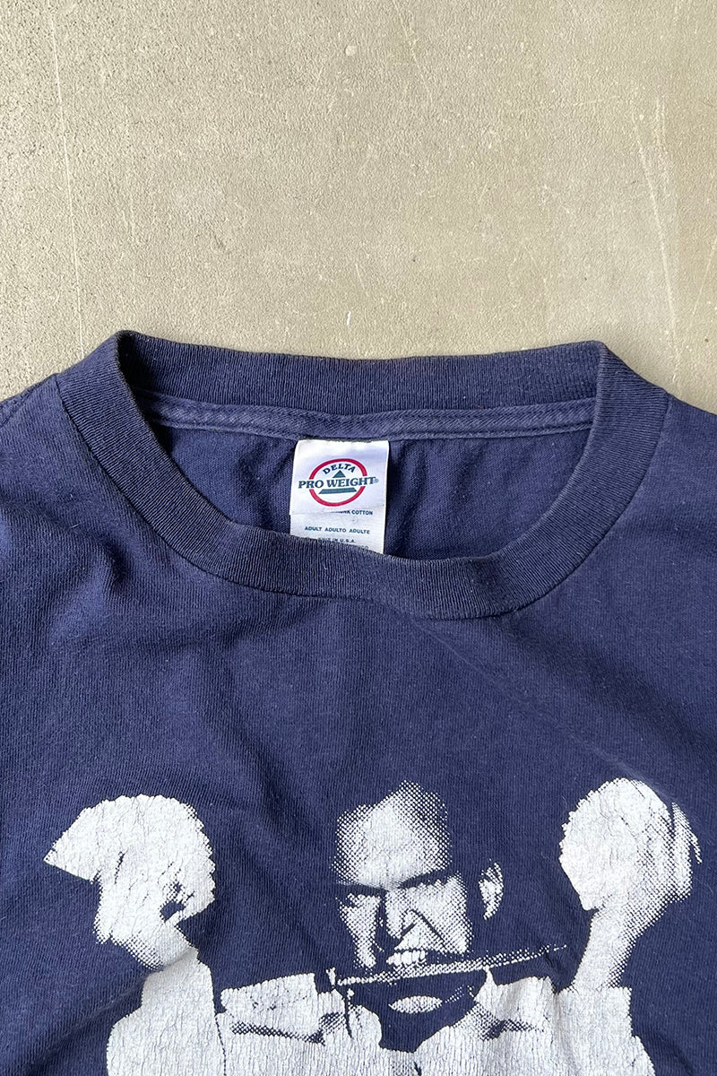 MADE IN MEXICO 90'S ILLUSIONS T-SHIRT / NAVY [SIZE: S USED]